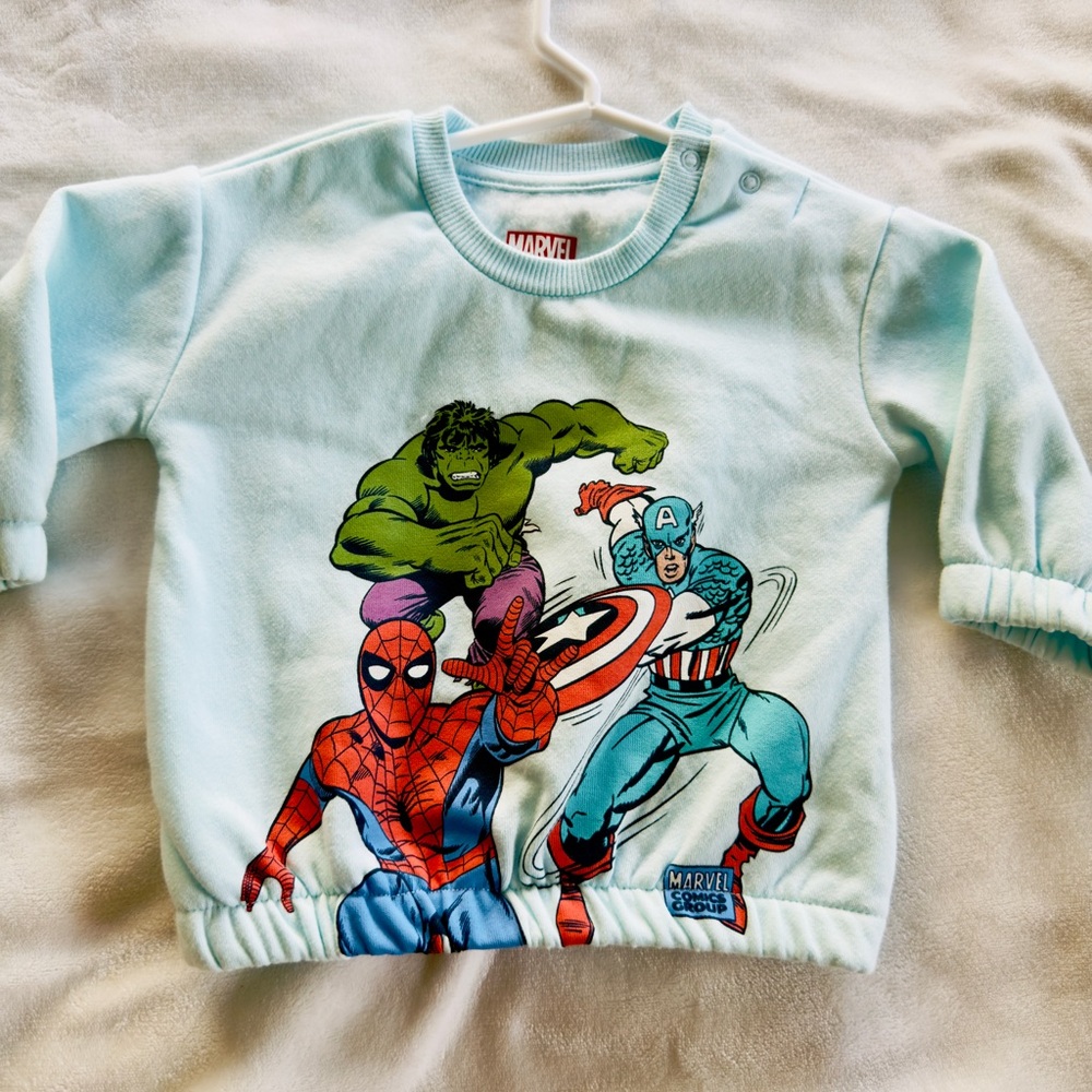 Primark Marvel Baby Sweatshirt 6-9M
